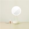 led makeup mirror with bluetooth speaker and table lamp